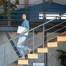 Stainless Steel Handrail Stair Railing Inside And Outside For Stairs, Parapet, Balcony - 200cm - View 8