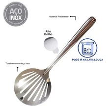 Professional Stainless Steel High Temperature Skimmer - Bạc - Xem 5