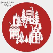 96 件万圣节恐怖木乃伊不给糖就捣蛋经典圆形贴纸着迷万圣节经典圆形贴纸可爱水彩生日万圣节经典圆形贴纸 - 彩色 - 查看 51