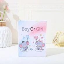 1 Pieza Álbum de Fotos con 100 Bolsillos, Álbum de Fotos de Dibujos Animados Lindo, Álbum de Fotos de Niños, Recuerdo del Crecimiento del Bebé, Recuerdo del Embarazo. Decoraciones y Regalos para Baby Shower, Regalos de Pascua. Cosas para Niñas/Niños
