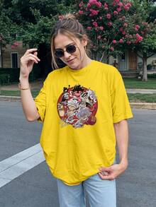 T-Shirt Shirt One Piece  5 Gear Meme This Is All Personal Ref 2089 VEST NERD - 黃色 - 查看 5