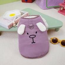 New Autumn/Winter Animal Costume 24 Bear Toddler Two-Leg Padded Coat, Pet Leather Clothes, Thick Warm, Cat Clothes, Dog Padded Coat, Cat Cotton Clothes, Animal Costume, Cat Warm Clothes, British Style Traction Cotton Clothes, Cartoon Cotton Clothes Thick New Autumn/Winter - Brown - View 9