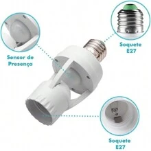 Presence Sensor With Photocell For E27 Socket Lamp - 彩色 - 查看 3