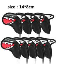 9PCS Shark Golf Iron Covers Golf Wedge Cover Golf Head Covers Protective Cover - Multicolor - View 2