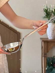 Large Size Multi-Use Ladle, High-End Christmas Gift Buffet Serving Spoon For Hotel And Restaurant, Deep Bowl Soup Spoon, Fish Slice, Flour Sifter