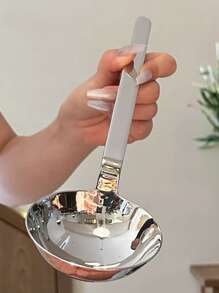 Large Size Multi-Use Ladle, High-End Christmas Gift Buffet Serving Spoon For Hotel And Restaurant, Deep Bowl Soup Spoon, Fish Slice, Flour Sifter