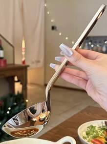 Large Size Multi-Use Ladle, High-End Christmas Gift Buffet Serving Spoon For Hotel And Restaurant, Deep Bowl Soup Spoon, Fish Slice, Flour Sifter