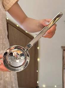 Large Size Multi-Use Ladle, High-End Christmas Gift Buffet Serving Spoon For Hotel And Restaurant, Deep Bowl Soup Spoon, Fish Slice, Flour Sifter