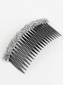 1/2/3 pezzi Set di fermagli per capelli con strass per donne, fermagli per capelli eleganti decorati completamente con strass per frangia e capelli ribelli, pettini per capelli laterali, accessori per capelli per scuola, matrimonio