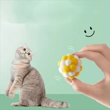 4 pièces Jouet à chat Pccat, attrape-chat de sisal, jouets interactifs d'entraînement, jouets intéressants, jouets pour chat, couleur aléatoire