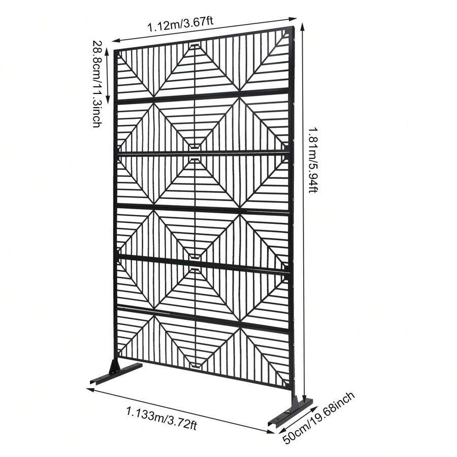 LOYALHEARTDY Outdoor Privacy Screens And Panels For Patio Metal Privacy