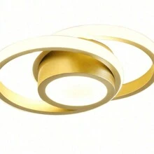 1 件装现代 LED 吸顶灯，220V 圆形嵌入式吸顶灯具，小型吸顶灯，靠近天花板灯，适用于走廊客厅卧室厨房入口黑白，白光/暖光 - 吊燈1 - 查看 9