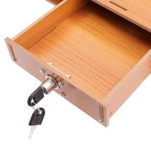 Computer Monitor Stand, Computer Rack With Drawers, Monitor Stand - Redwood - View 9