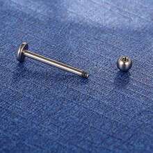 Helix Conch Titanium Piercing Ear Piercing Nose Piercing Labret Tragus Piercing - Bạc - Xem 5