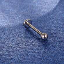 Helix Conch Titanium Piercing Ear Piercing Nose Piercing Labret Tragus Piercing - Bạc - Xem 4