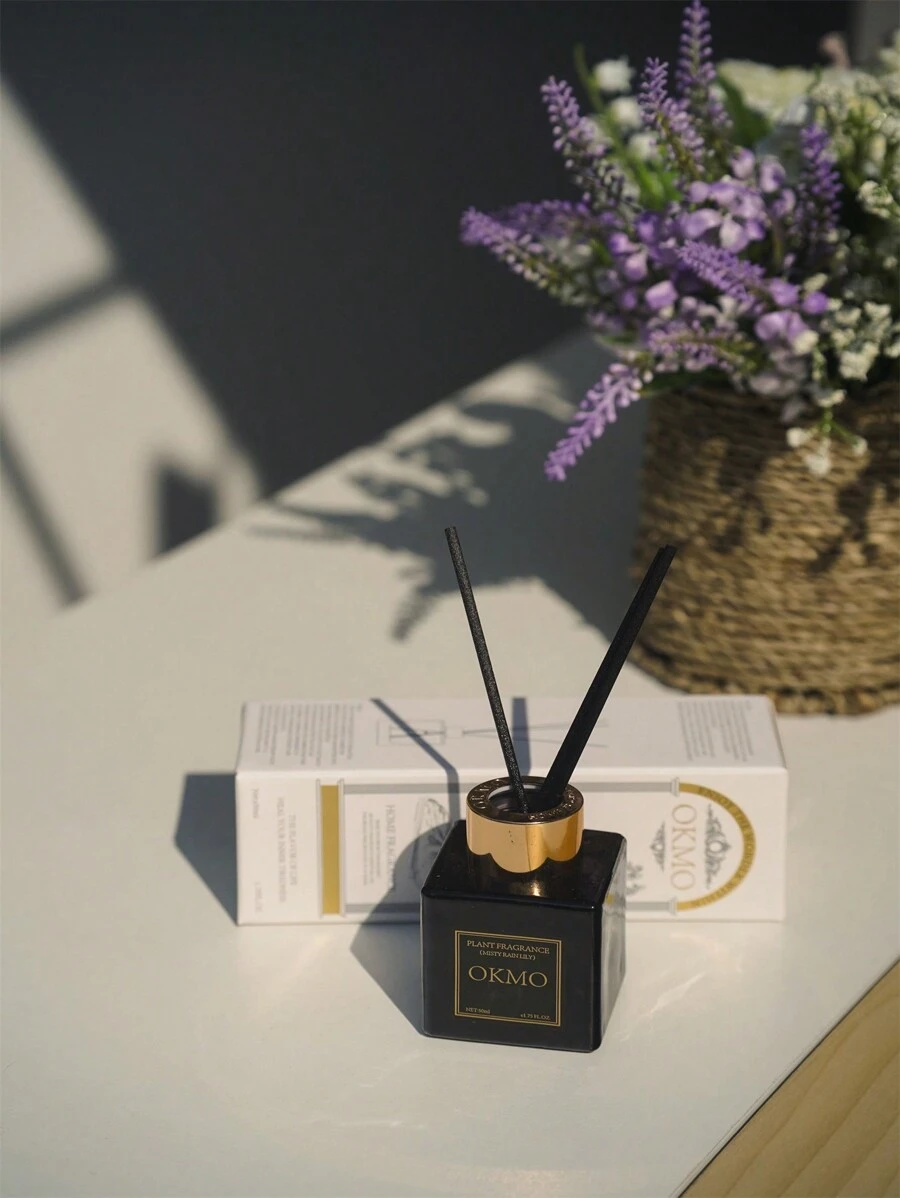 一個植物的無火藤條香薰精油禮品50ml -薰香廁所除臭-香氛瓶裝飾-家用臥室內擺件-居家香氛-持久留香舒緩-空氣清新劑-禮物禮盒伴手禮-酒店房間衣櫃-煙雨百合-多香味可選-梔子花香-晴時雪松-玫瑰莊園花香-白茶花香-小蒼蘭花香 - 小蒼蘭 - 查看 1