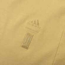 Adidas 男友风男士短袖休闲运动服跑步 T 恤和训练短裤 - 砂黃 - 查看 6