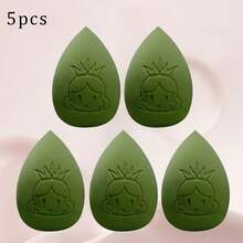 Princess Makeup Sponge Set, For Blending, Liquid, Cream, And Powder Foundation,For Loose Powder And Body Powder Application, Velvet Cosmetic Makeup Sponge For Liquid Foundation And Powder - Multicolor - View 17