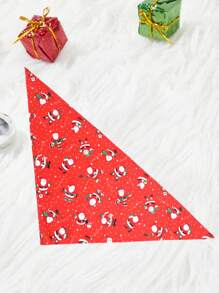 Pet Christmas All-Over Print Bandana, Pet Accessories