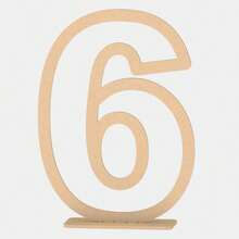 Cut Out Numbers From 0 To 9 On The Raw MDF Base - 紅色 - 查看 2