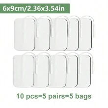 各种尺寸电极垫 2mm 针连接器替换凝胶垫 高品质 EMS 按摩贴片 适用于 TENS 装置 无纺布肌肉刺激器 最优价格 - 彩色 - 查看 24