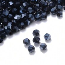 200pcs/Set 4mm Bicone Artificial Crystal Beads For Necklace Bracelet Making Colorful Faceted Glass Spacer Beads DIY Accessories - Facted Beads - View 15