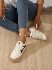 Beige Women's New Sport Anti-Slip Casual Shoes - Khaki - View 6