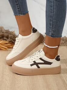 Beige Women's New Sport Anti-Slip Casual Shoes - Khaki - View 5