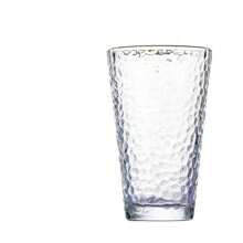 1pc Modern Minimalist Japanese-Style Gold Rimmed Hammered Glass Cup, Transparent Milk Cup/Coffee Cup For Daily Use - Multicolor - View 8