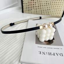 Cinturones para Mujer Elegante, Cinturon Vaquero Dama Moda, cinturon vaquero dama, cinto vaquero dama, cinturones mujer, cinturon ancho mujer, cinturones para vestidos, cinturones de piel, cinturones vaqueros - Negro - Ver 5