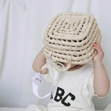 1 pieza Clip de chupete de tela con diseño de animal de dibujos animados león, tigre, zorro, cadena de chupete 2 en 1 antiperdicida - Multicolor - Ver 5