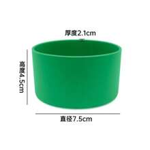 Silikon Schutzhülle für 12-40oz Standard- und Weithalsflaschen, inklusive rutschfester Bodenabdeckung für Edelstahl-Wasserflaschen