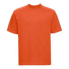 Russell Mens Heavyweight T-Shirt - 100% Combed Ringspun Cotton - 180gsm - (PC7087) - Apricot - View 1