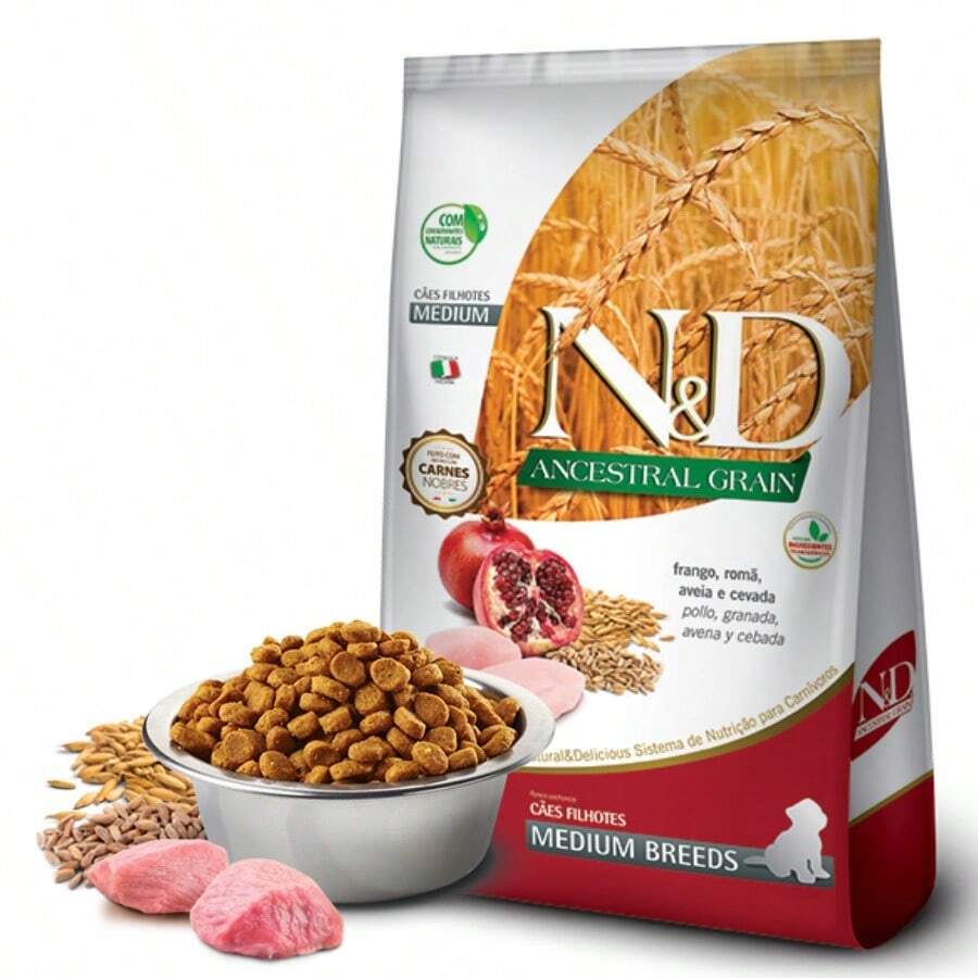 Farmina N&D Ancestral Grain Food For Small Breed Puppies Chicken And Pomegranate Flavor 2.5kg - 紅白色 - 查看 1