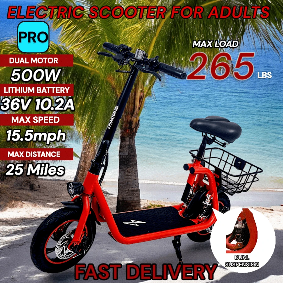 Phantom Scooter Model R1 Rims phantomgogo Phantomgogo R1 PRO Electric Scooter For Adults - Foldable ...