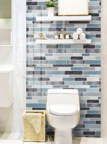 12 miếng dán tường 3D họa tiết đá cẩm thạch cho nhà bếp, gạch ốp tường vinyl dễ lắp đặt, miếng dán tường nhà bếp và phòng tắm chống dầu và chịu nhiệt, miếng dán tự dính dày cho bảng hậu trường nhà bếp phòng tắm, trang trí nhà cửa 11,7 * 30,5cm / 4,61 * 12 inch, nhãn dán, decal dán tường, decal vinyl trang trí nhà cửa, vật dụng trang trí mùa xuân làm mới ngôi nhà của bạn, nhãn dán trang trí Rama - Nhiều màu - Xem 10