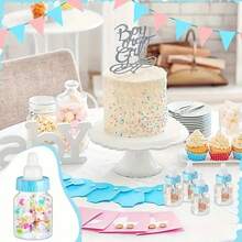 12pcs Candy Jars - Plastic Baby Shower Favors, Mini Milk Bottle Shaped Containers For Candy, Snacks And Party - Multicolor - View 4
