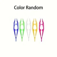 5 Colori Pinzette In Plastica Per Perline Fai Da Te E Perline Termosaldate[Colore Casuale]