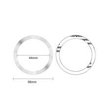 1 pieza Soporte magnético universal para teléfono - Carga inalámbrica, imán incorporado mejorado, imán incorporado mejorado para funda de teléfono, carga inalámbrica, soporte para coche, conversión universal compatible