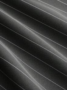 Fashionable Women Casual Striped High-Waisted Wide-Leg Straight Pants