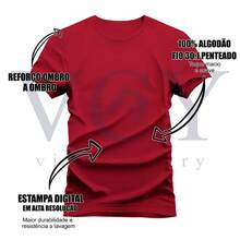 Comfortable Cotton Printed T-Shirt Texas States - Màu Tím - Xem 2