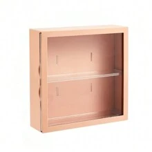 Wall-Mounted Plush Doll Storage & Display Rack, Multi-Tier Figurine Dust-Proof Display Cabinet, Collectible Showcase - Multicolor - View 9