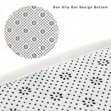 1/2 件波西米亚风格厨房垫，复古防滑缓冲泡沫厨房地毯，舒适站立垫，防水，抗疲劳，农舍风格，绿松石色 - 藍色 - 查看 8