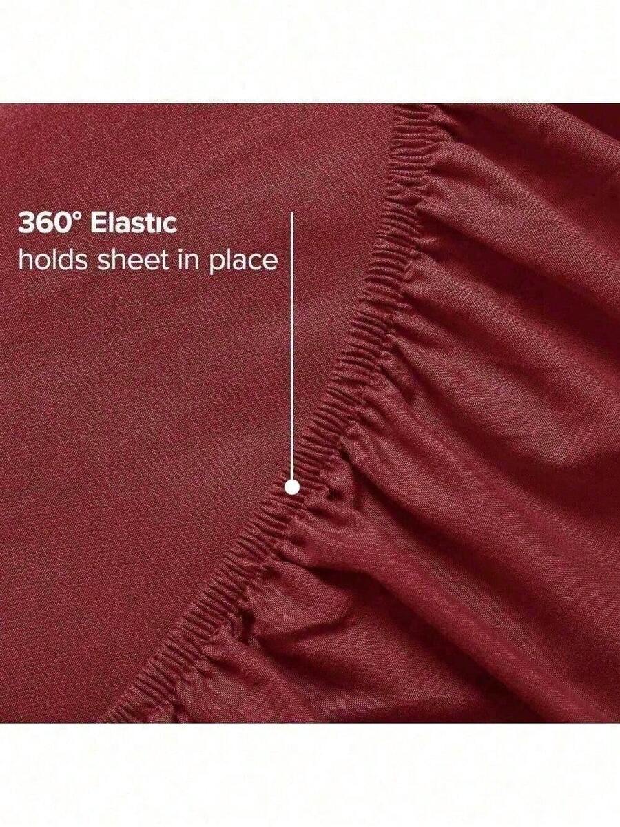 Sheet Set Queen Microfiber Ultra Soft Breathable 4 Piece Full Size Bed