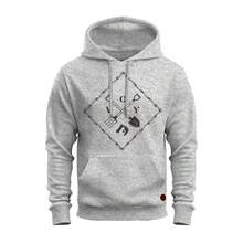 Unisex Kangaroo Sweatshirt Winter Comfortable Tracksuit V.C.Y - 灰色 - 查看 1