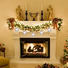 1pc Acrylic Our First Christmas Together 2024 Đồ trang trí - Quà lưu niệm lãng mạn cho các cặp đôi, bạn trai, bạn gái, Quà trang trí kỷ niệm, Mặt dây chuyền treo cây thông Noel đầu tiên cùng nhau, Giáng sinh - Nhiều màu - Xem 6