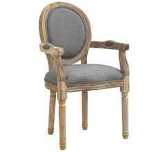 HOMCOM Chaises de cuisine - Gris - Voir 2