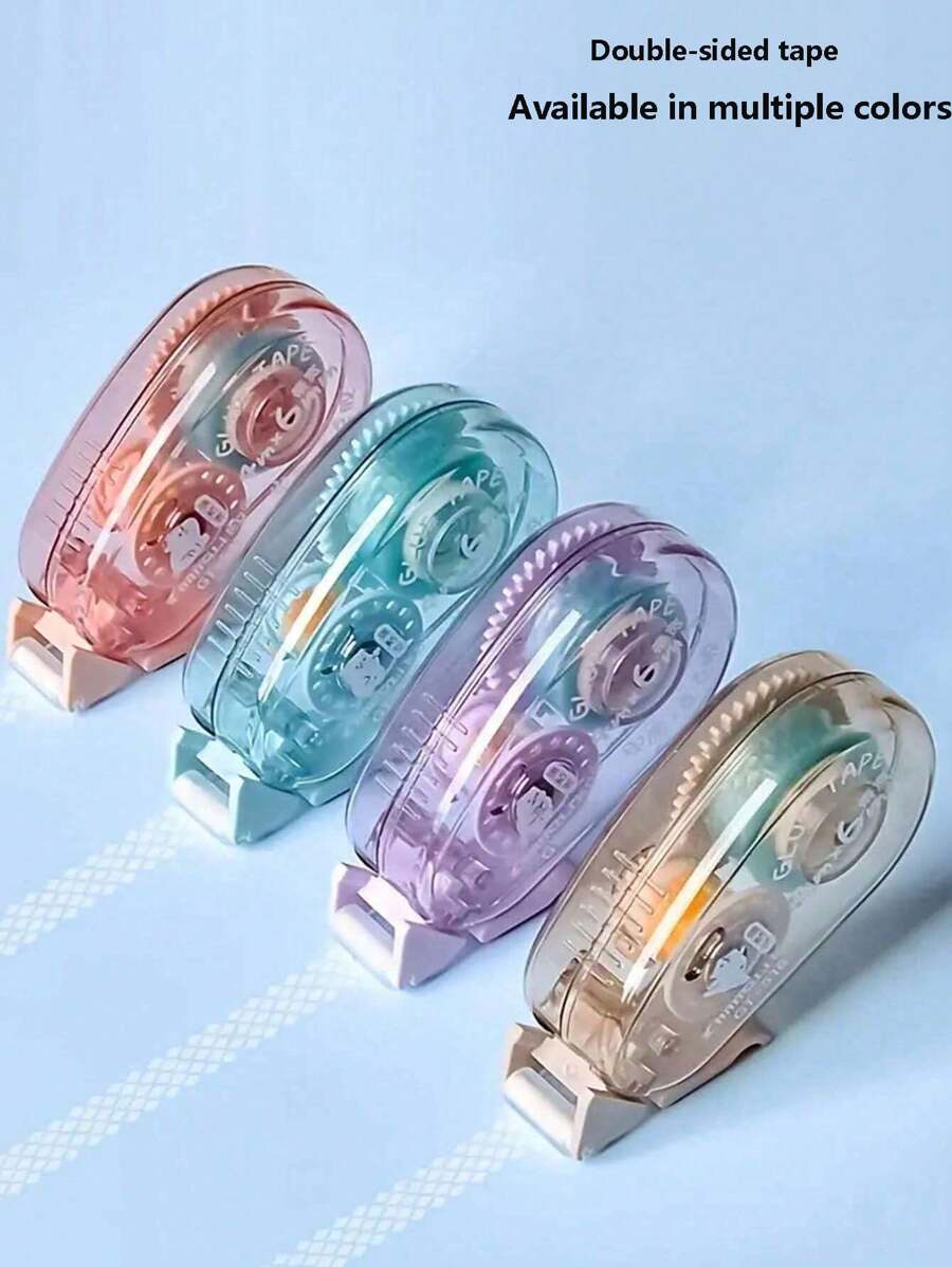 Double-Sided Adhesive Tape, Acid-Free & Long-Lasting, Permanent Adhesive Roller, Tape Dispenser For Crafts And Scrapbooking, Adult Scrapbooking Supplies - Multicolor - View 1