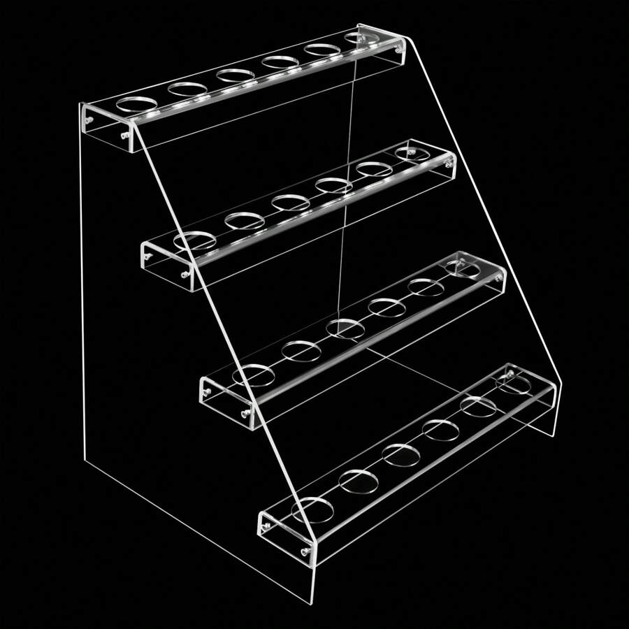 CNCEST CNCEST 4Layer 24 Holes Cones Counter Top Ice Cream Display