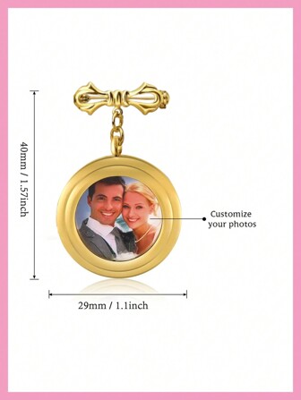 1 st anpassad fotobröllopsbukettberlock - personlig minnespresent till brudar, anpassningsbar med foton, perfekt för bröllopsbuketter, unik och omtänksam bröllopspresent